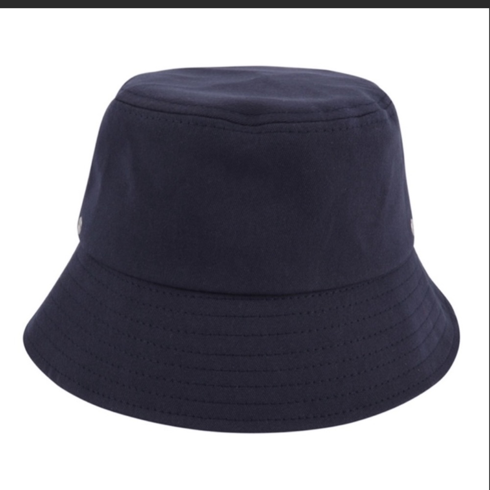 Cotton Bucket Hat Navy Blue